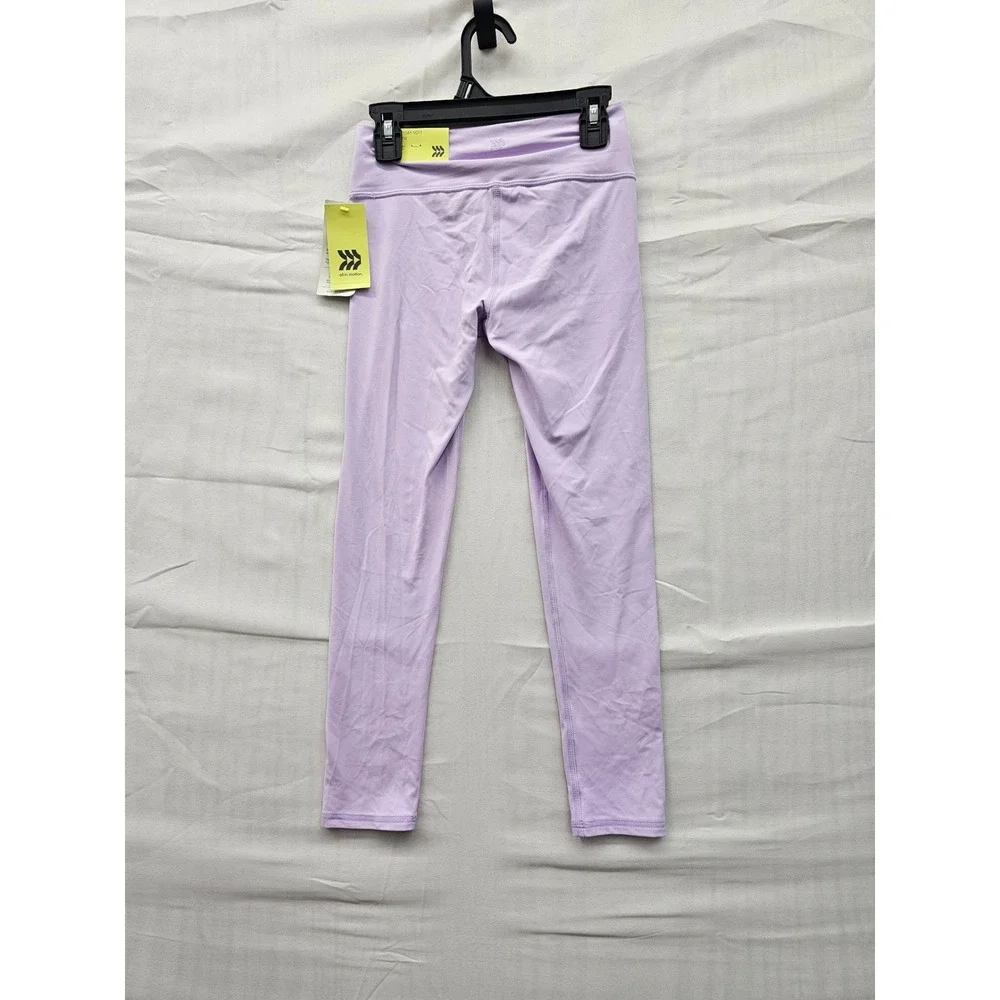 All in Motion Girls Everyday Soft High Rise Leggings Lilac Purple M 8 NWT